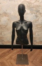 Glossy Black Female Mannequin