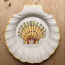 Richard Bramble Jersey Pottery Scallop Plate