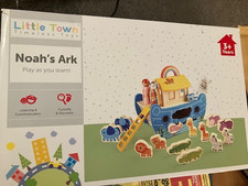 Little Town Noah's Ark wooden