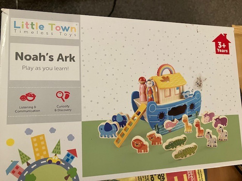 Little town noah ark wooden - little,