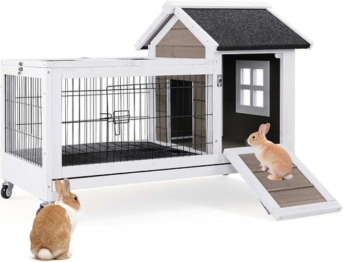 Rabbit hutch indoor outdoor - hutch,