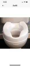 Homecraft Savanah Raised Toilet Seat 4" Elongated & Elevated Lock Never Used