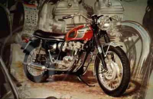 Motorcycle print triumph - motorcycle,