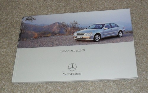 Mercedes class brochure 2003 - c,