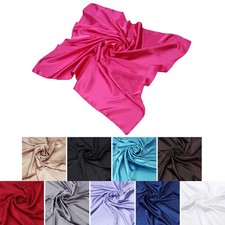 Elegant Large Silk Feel Solid