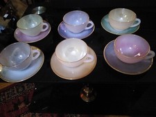 harlequin antique Coffee Cups