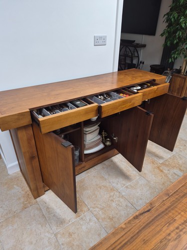 Debenhams wooden dresser and