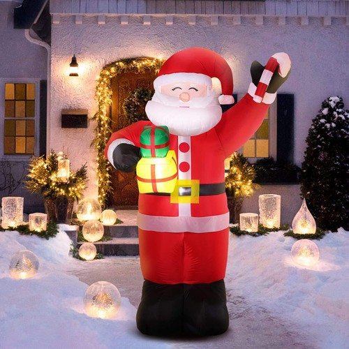 Inflatable santa claus 6ft - santa, led