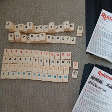 The Original Rummikub and Rummikub Word Complete, Instructions No Box