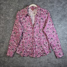 Talbots Top Womens 14 Pink