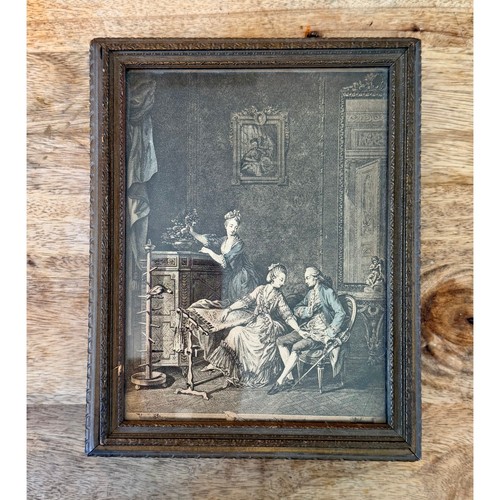 Antique wood jewelry box - wood,
