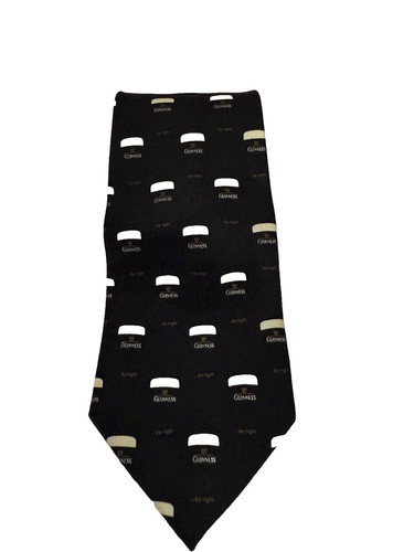 Guinness tie silk black pints - black,