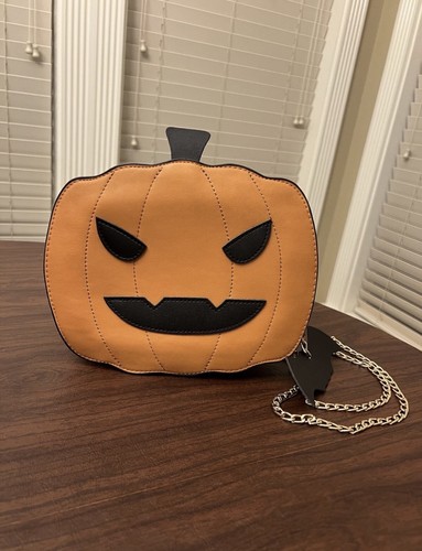 Halloween pumpkin purse bag - halloween,