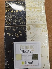 Benartex Metallic Mixers Strip pie (jelly roll)  40 strips premium 100% Cotton 