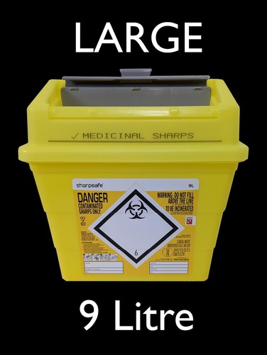 Sharpsafe sharps bin - sharps, 9l