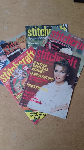 Six vintage stitchcraft - vintage,