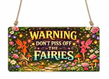1x  Warning Fairies Funny
