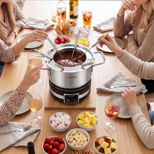 Electric fondue pot set - electric, 1200w