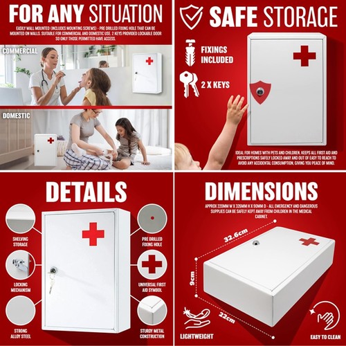 First aid medical cabinet wall - first,