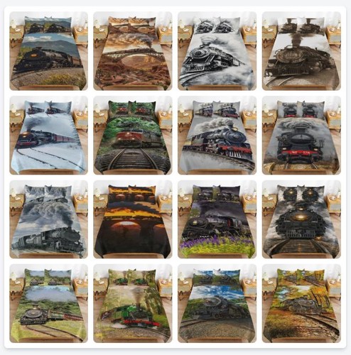 3pcs bed set steam - 2/3pcs,