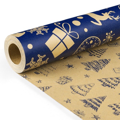 Christmas wrapping paper roll - wrapping,