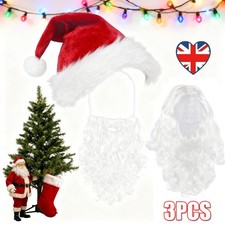 Santa Hats and Beard Adults