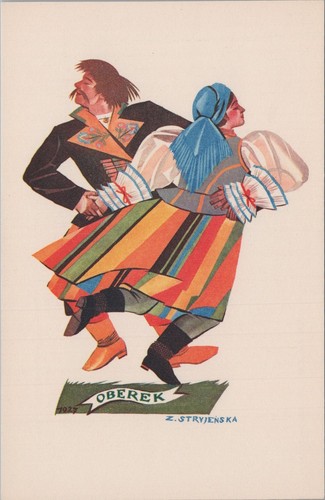 Oberek polish folk dance - polish,