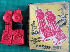 JOHNNY SEVEN PHONE SET Vintage 1960s in original box