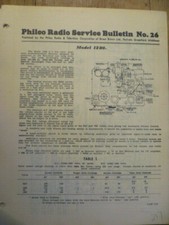 Philco model 1280 - , valve