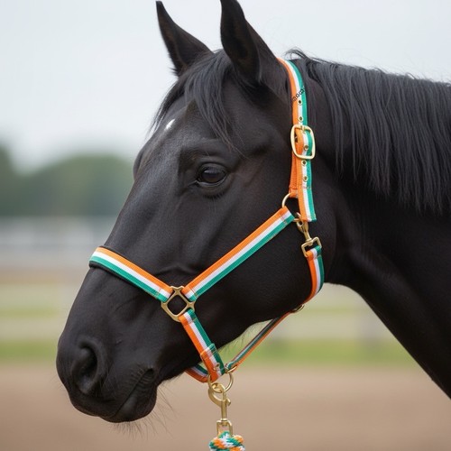 Irish headcollar with matching - headcollar,