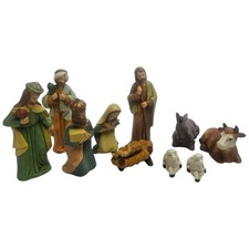 Vintage Nativity Ceramic 10