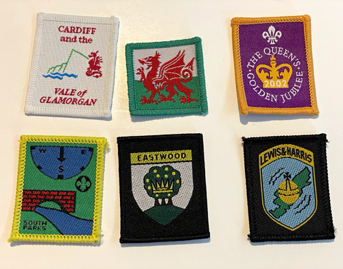 Scout cloth patches - cloth, badges