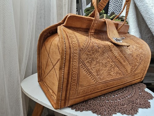 Vintage hand tooled - vintage,