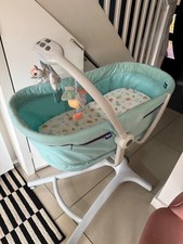 Chicco 4in1 Baby Hug Crib Seat with Mattress and Highchair Table - Mint Green