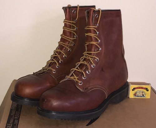 Red wing logger - red, leather