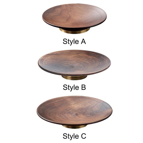 Round wooden serving - round,