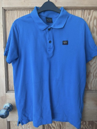 Paul shark men blue polo - &,