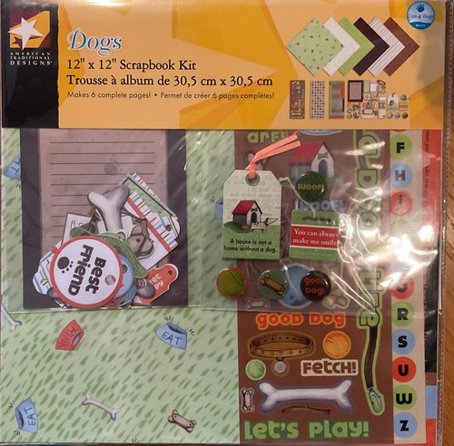 Dogs 12x12 paper scrapbook - , kit
