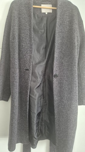 Wool mix charcoal grey ladies - wool,