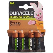 Duracell AA Rechargeable Batteries 1300 mAh
