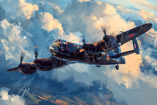 Lancaster bomber aircraft - bomber,