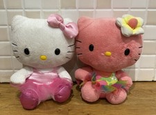 Ty Beanie Babies Sanrio Hello Kitty Ballerina Pink Hawaiian Bathing Suit Tutu 6”