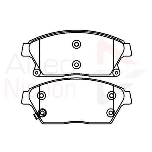 Brake pads set for - set,