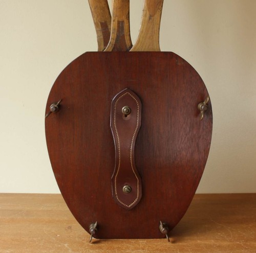 Vintage wood brass - &, multi