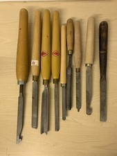 Wood turning chisels / diamic henry taylor / jot lot bundle / made in sheffield