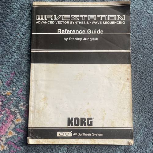 Korg wavestation reference - korg,