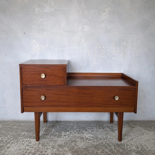Mid century walnut - mid, telephone