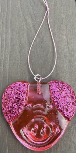 Percy pig glass - pig,