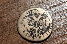 Old silver coin - old,
