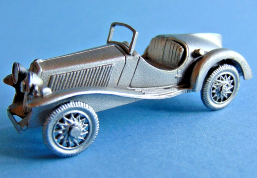 Pewter danbury mint 1935 fiat - danbury,